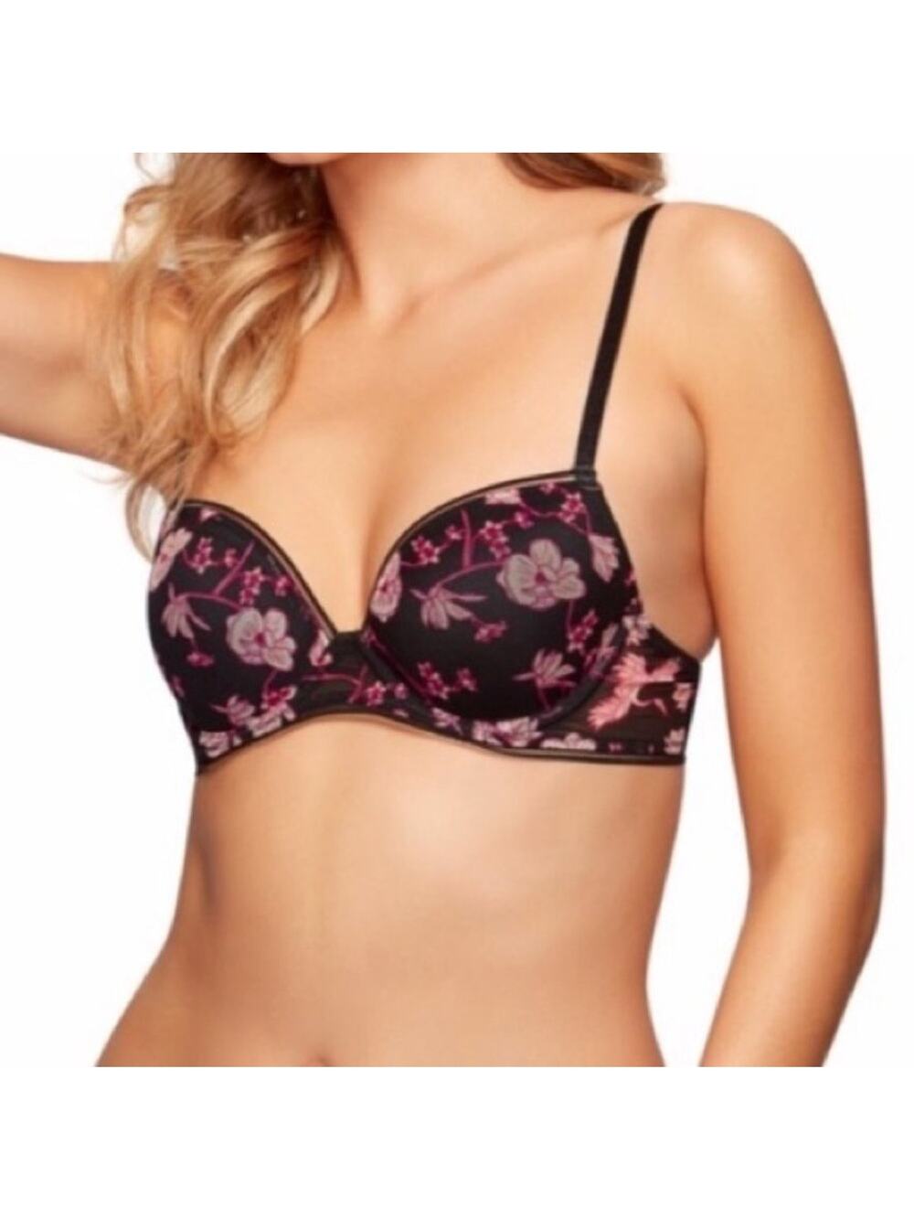 NEW Sam Edelman Printed Mesh Tshirt Bra